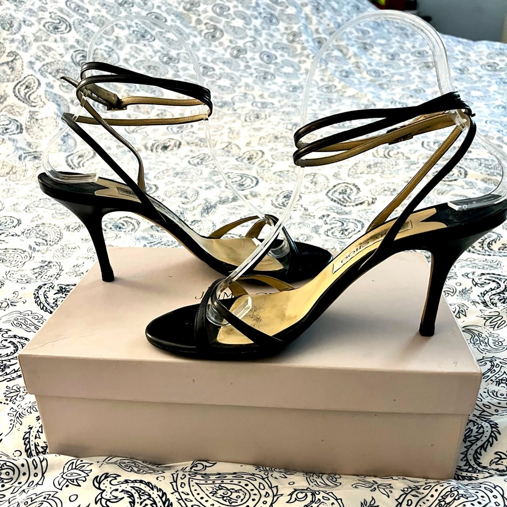 Classic Jimmy Choo Juliet heel.